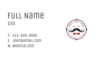 Gentleman Moustache Ribbon Business Card Image Preview