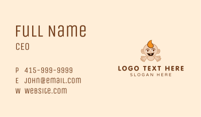 Cute Little Baby Business Card Image Preview