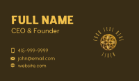 Golden Luxury Flower Business Card Image Preview