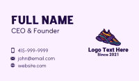 Colorful Hiking Sneakers Business Card Image Preview
