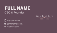 Simple Diamond Business Business Card Design