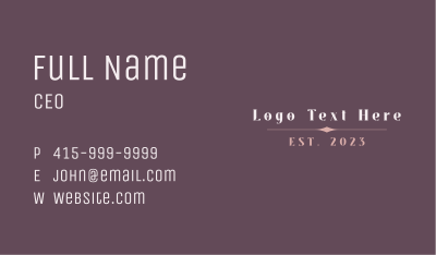 Simple Diamond Business Business Card Image Preview