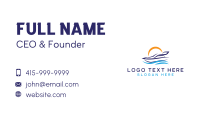 Yacht Travel Tour Business Card Image Preview