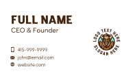 Mountain Wild Bison Business Card Design