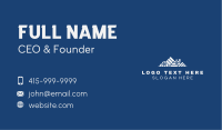 Roofing Plank Construction Business Card Design