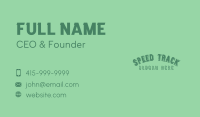 Classic Business Wordmark Business Card Image Preview