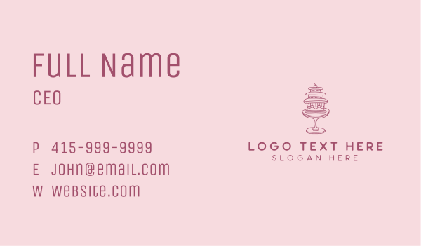 Cake Patisserie Bakery Business Card Design Image Preview