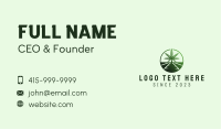 Cannabis Farm Emblem Business Card Image Preview