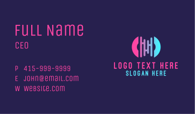 Disc Jockey Audio Business Card Image Preview