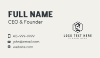 Professional Hipster Barbershop Business Card Image Preview