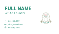 Botanical Floral Boots Business Card Preview