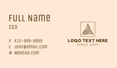 Woven Textile Fabric Business Card Image Preview