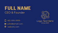 Gold Star Planet  Business Card Design