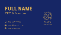 Gold Star Planet  Business Card Image Preview