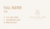 Organic Kombucha Emblem  Business Card Image Preview
