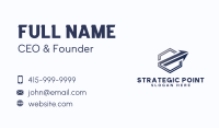 Business Arrow Agency Business Card Design