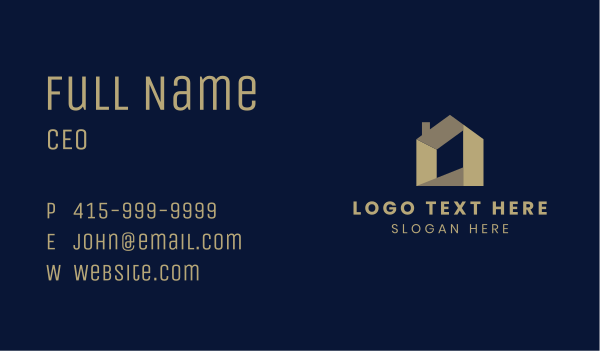 Urban Housing Estate Business Card Design Image Preview