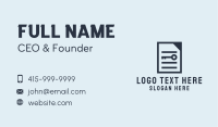 Document Password Manager Business Card Image Preview
