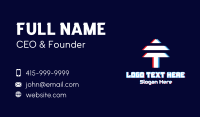 Glitchy Arrow Logistics Business Card Preview