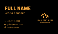 Real Estate House Roof Business Card Design