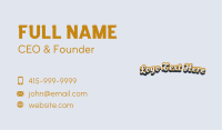 Branding Script Wordmark Business Card Image Preview