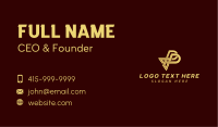 Premium Logistic Letter P Business Card Image Preview