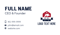 Patriotic Eagle Home Badge Business Card Image Preview