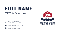 Patriotic Eagle Home Badge Business Card Image Preview
