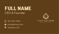 Ornamental Royal Lettermark Business Card Image Preview