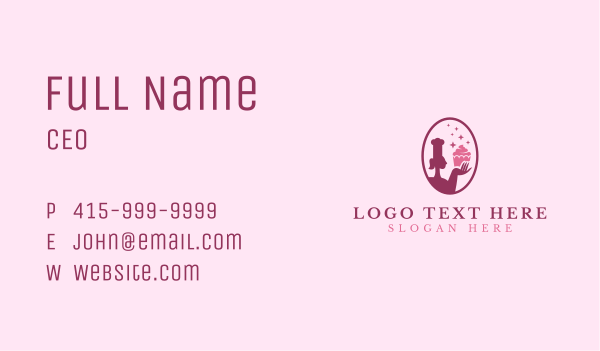Cupcake Pastry Dessert Business Card Design Image Preview