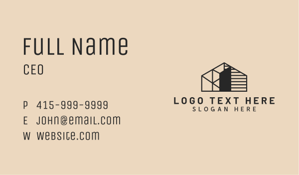 Home Architect Builder Business Card Design Image Preview
