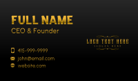 Luxury Gothic Boutique Business Card Preview
