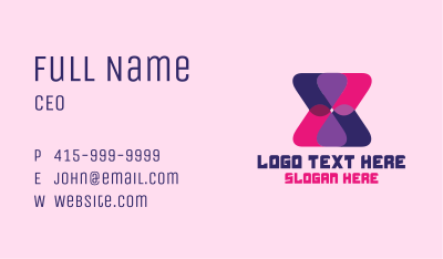 Modern Triangles Business Card