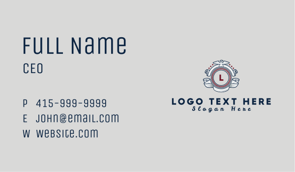 Pilot Emblem Lettermark Business Card Design Image Preview