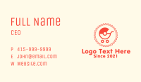 Cute Baby Stroller  Business Card Image Preview