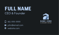 Janitorial Squeegee Houskeeper Business Card Design
