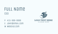 Feathered Fedora Hat Business Card Image Preview