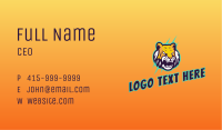 Wild Tiger Video Game Business Card Image Preview