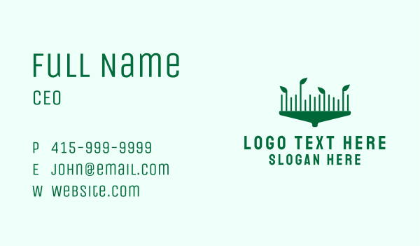 Home Landscaping Rake Business Card Design Image Preview