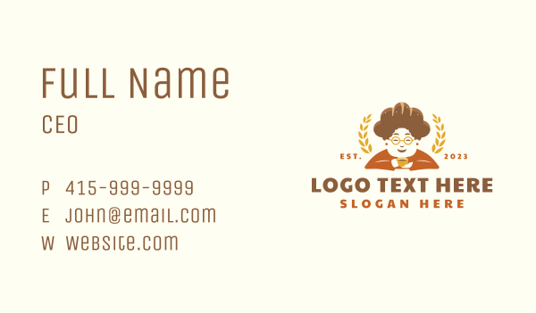 Coffee Bread Cafe Business Card Design Image Preview