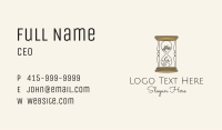 Celestial Hourglass Astrology Business Card Image Preview