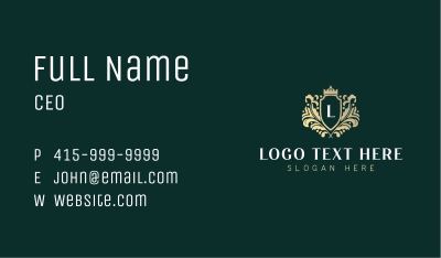 High End Royalty Boutique Business Card Image Preview