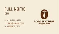 Mustache Necktie  Business Card Image Preview