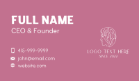 Organic Beauty Salon  Business Card Image Preview