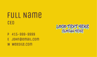 Spray Paint Graffiti Business Card Image Preview