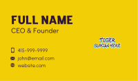 Spray Paint Graffiti Business Card Image Preview