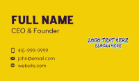 Spray Paint Graffiti Business Card Image Preview