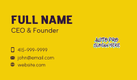 Spray Paint Graffiti Business Card Image Preview