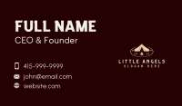 Outdoor Camping Tent Business Card Design