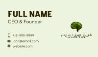 Green Healthy Brain  Business Card Image Preview